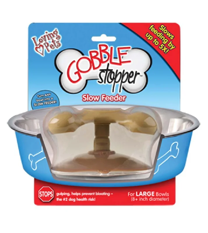 - Natural rubber pet toysLoving Pet Gobble Stopper Slow Feeder Large