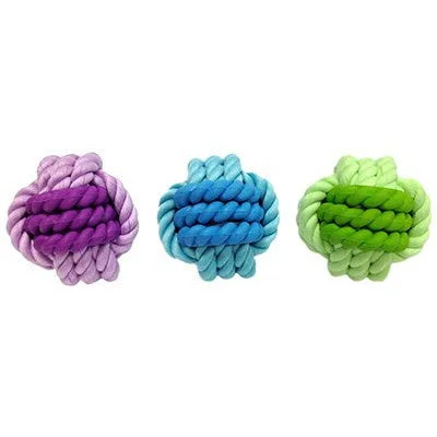 - Brand XX dog toy reviewsMultipet Nuts for Knots Rope And Rubber Ball Dog Toy