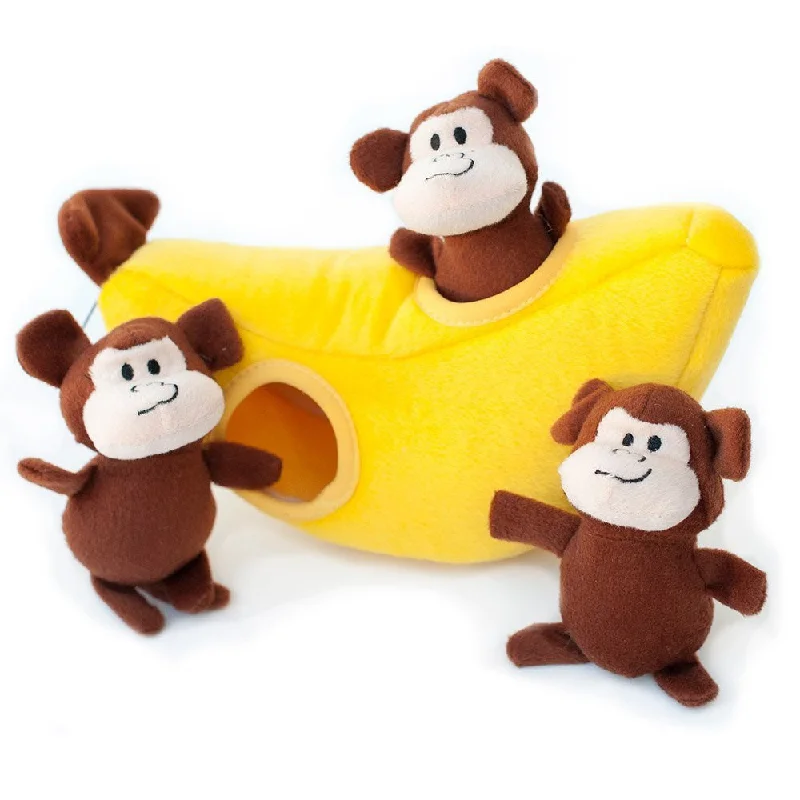  -Bite-resistant dog toy recommendationsZippy Paws Burrows Monkey N Banana Puzzle Toy