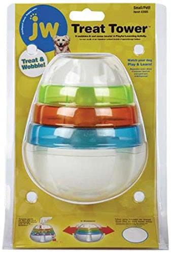 - Indoor pet toy recommendationsJW Pet Small Treat Tower Treat Dispensing Dog Toy