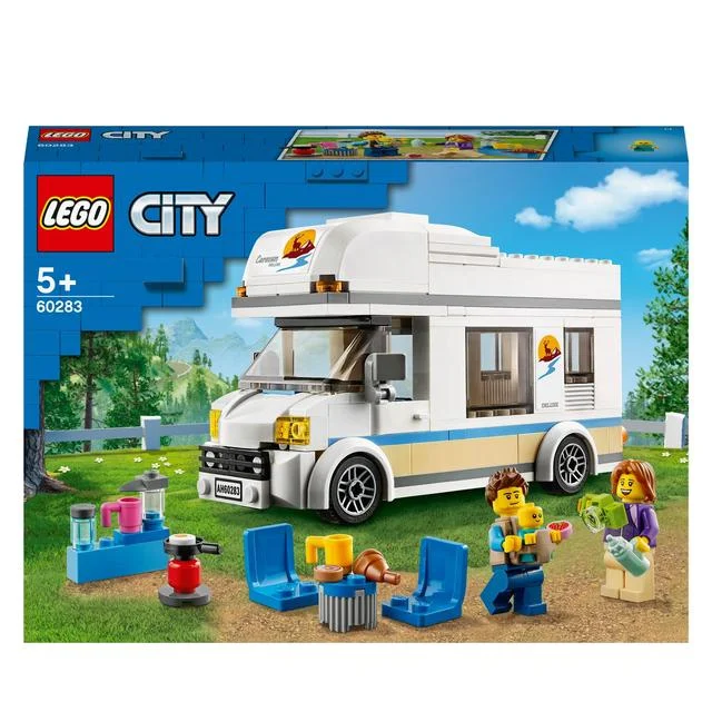 - Rabbit grass rack to prevent waste food boxLEGO City Holiday Camper Van 60283 5+