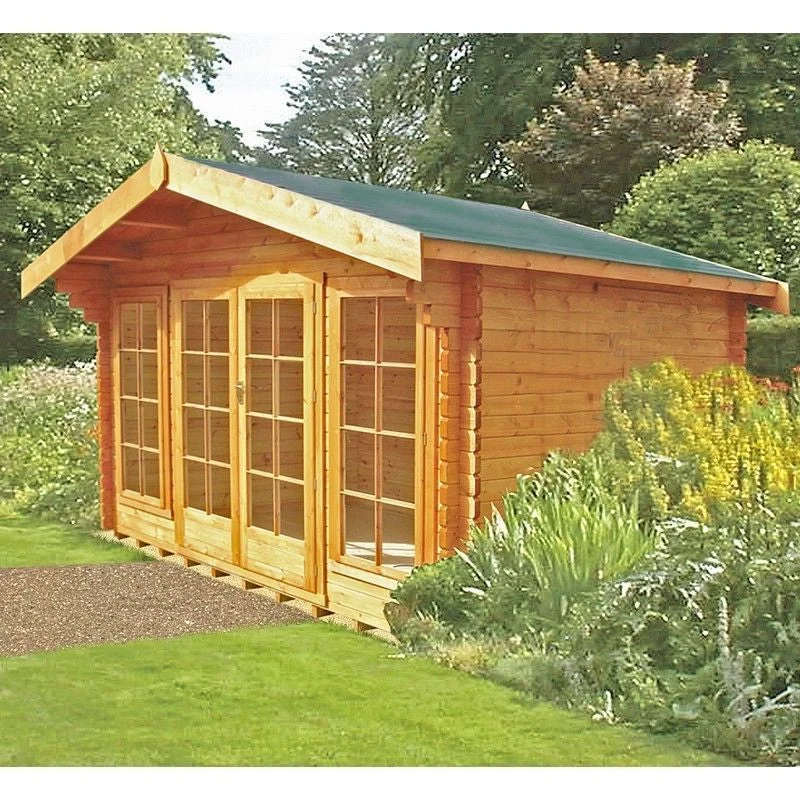 - Postoperative pet anti-licking Elizabethan collarShire Argyll 11' 9" x 15' 8" Apex Log Cabin - Premium 34mm Cladding Tongue & Groove