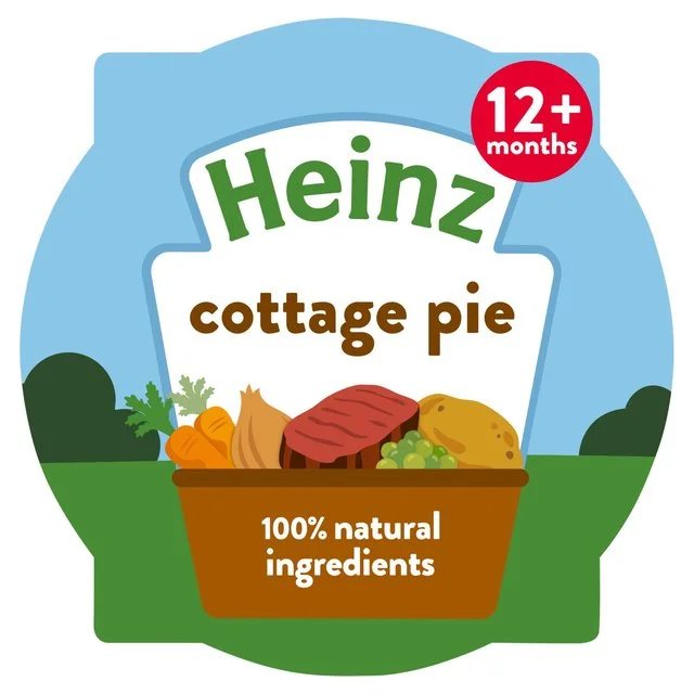  -Splash-proof food bowl AND Anti-choking slow food bowlHeinz Cottage Pie Baby Food Tray 1+ Year   200g