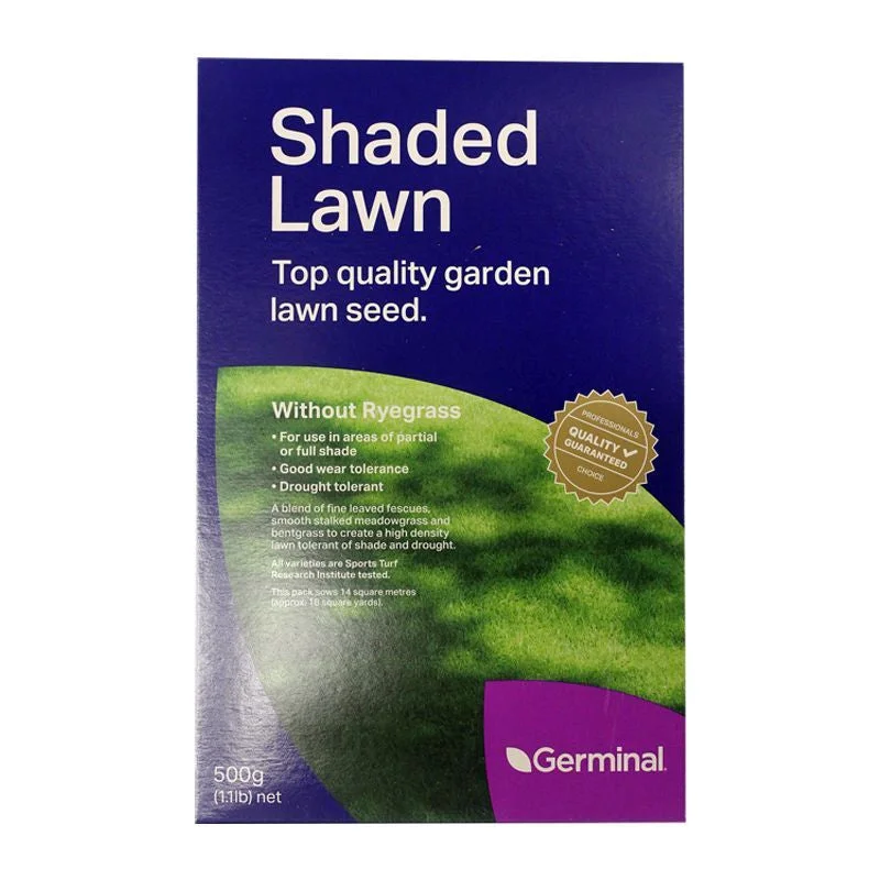 ---500g Shaded Lawn Seed 14 Square Metres Coverage