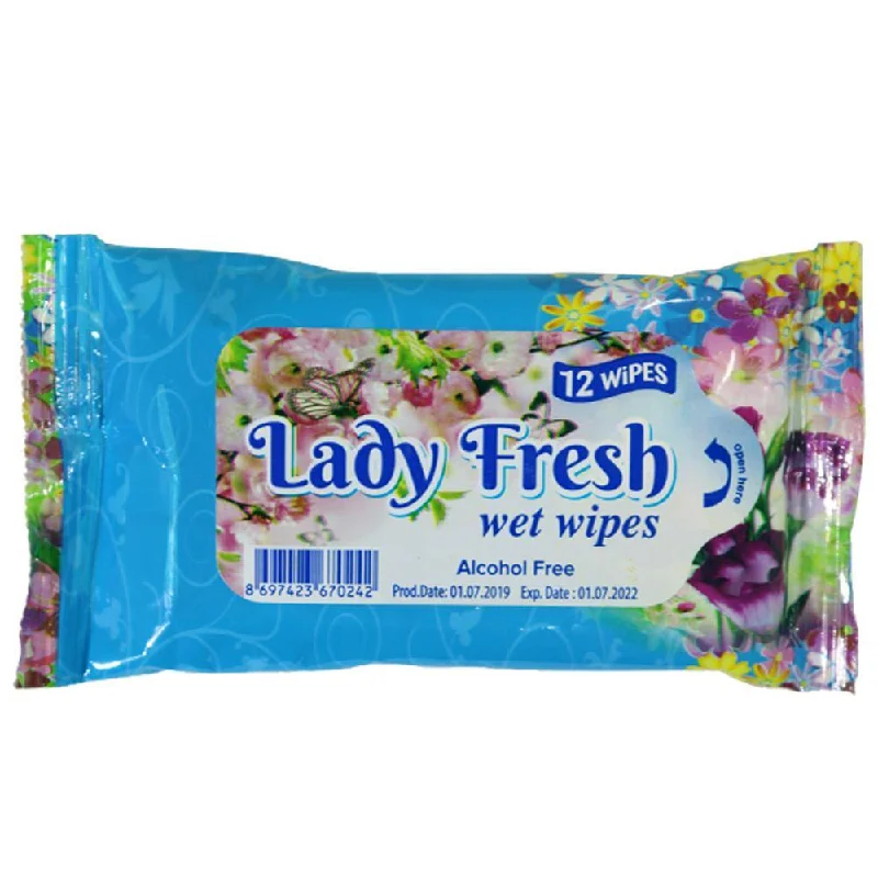 preventing the nails from growing too long and causing discomfort or damage to the pet.Lady Fresh Wet Wipes 12 pcs