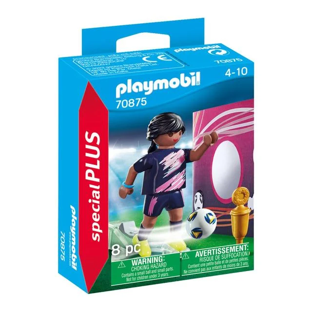 - Summer pet ice matPlaymobil 70875 Special Plus Soccer Player with Goal