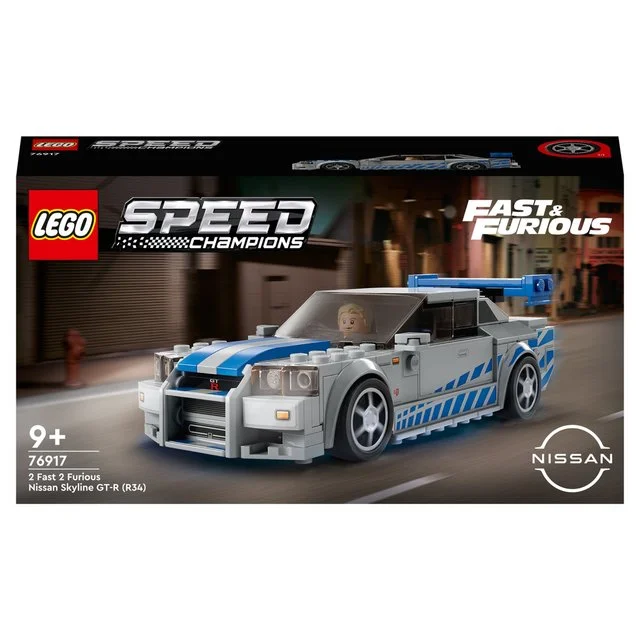  -Splash-proof food bowl AND Anti-choking slow food bowlLEGO Speed Champions 2 Fast 2 Furious Nissan Skyline GT-R 76917 9+