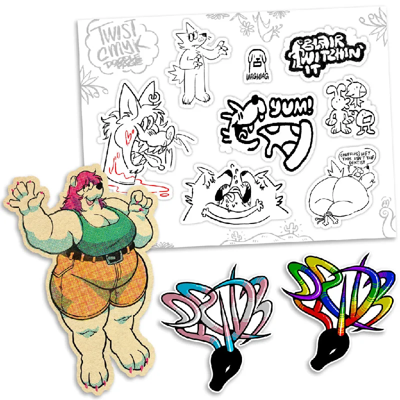 - Dog anti-slip mattwistCMYK's Incredible Sticker Bonanza