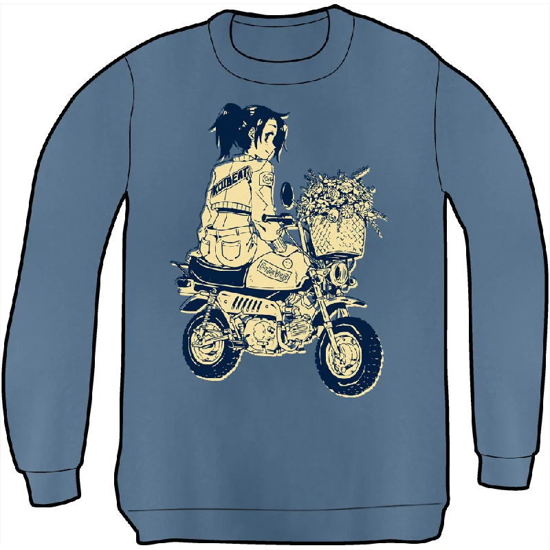 - Organic cotton dog bibsFlower and Bike Sweatshirt