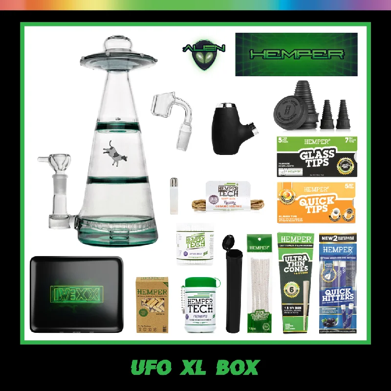 - Remote interactive pet feederHEMPER -  UFO Vortex Mothership XL Bong Box