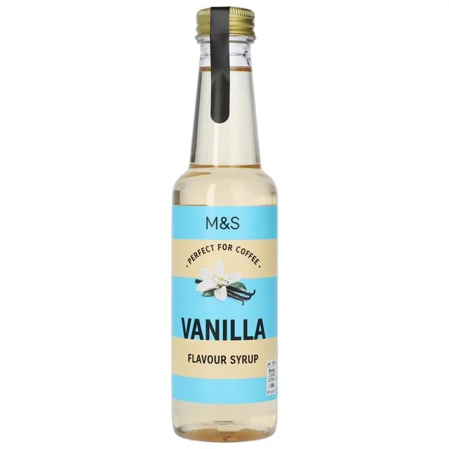 - Air box TSA certified check-inM&S Vanilla Flavour Syrup   250ml