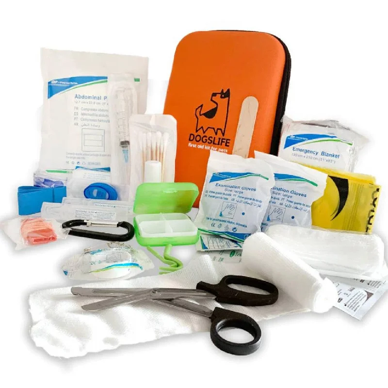 - Postoperative pet anti-licking Elizabethan collarDOGSLIFE First Aid Kit