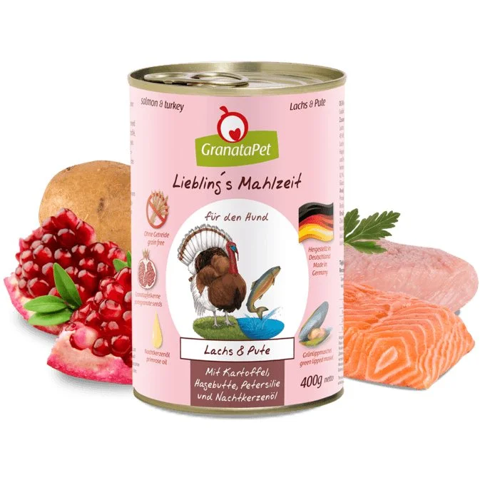 - Elderly dog ​​joint care mattressGRANATAPET Dog Lieblings Mahlzeit Salmon & Turkey