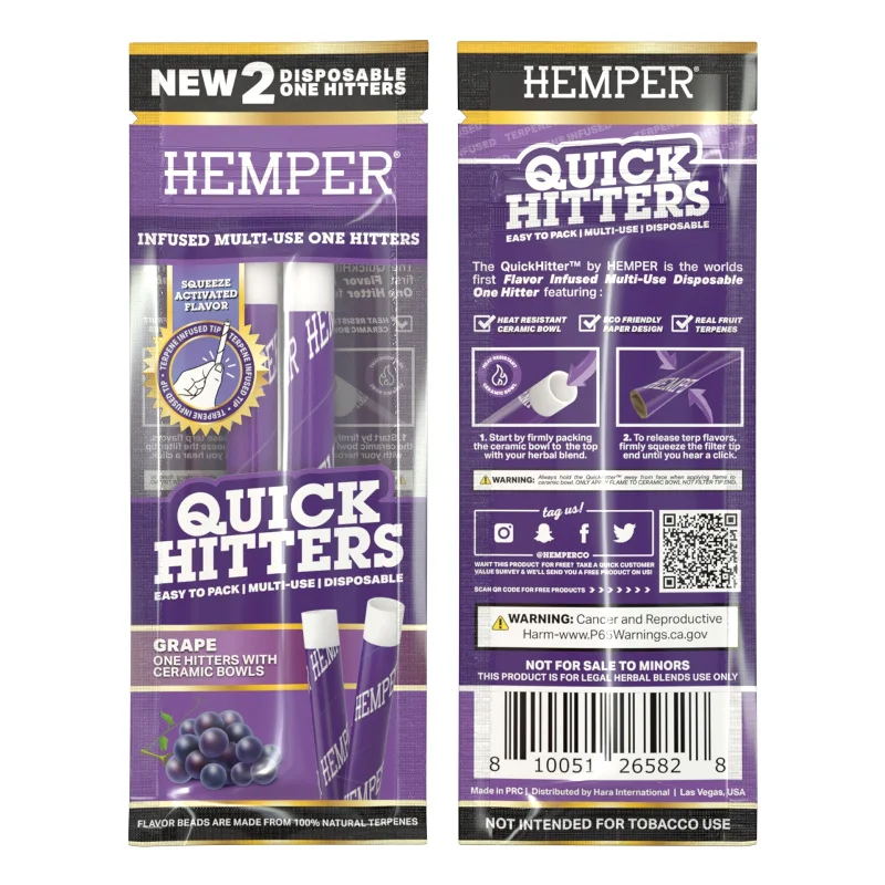 - Cat anti-jump window safety netQuick Hitters Grape - Flavored One Hitter 2 Pack