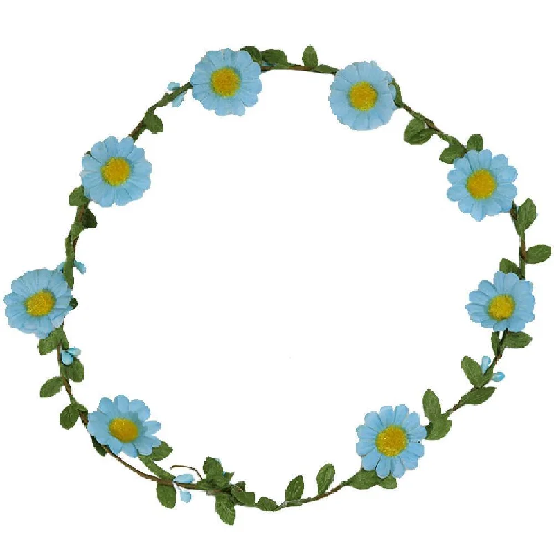 Pet careLight Blue Flower Crown / HH222