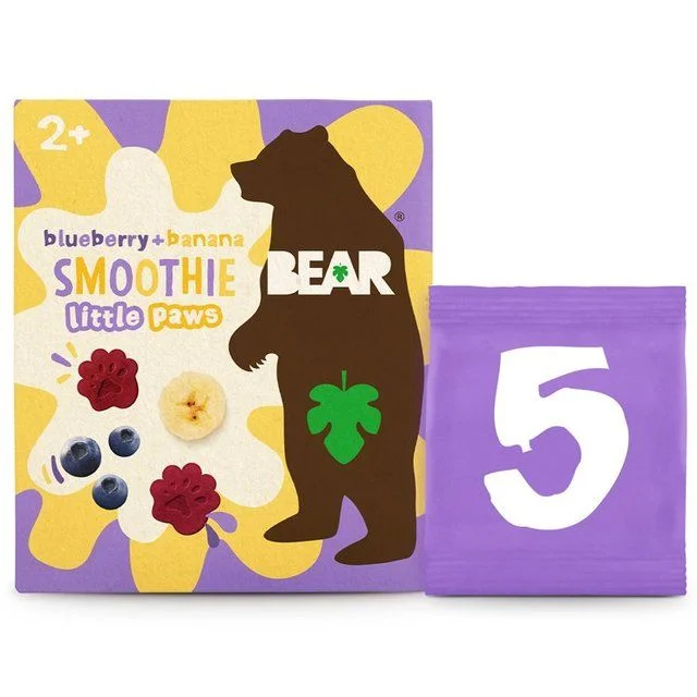 - Winter dog thick down jacketBEAR Paws Smoothies Blueberry & Banana Multipack Toddler Snack   5 per pack