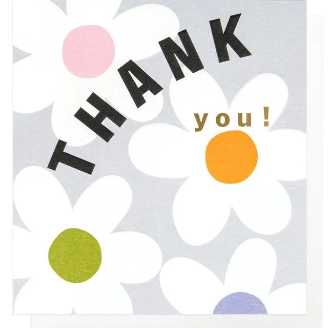 - Postoperative pet anti-licking Elizabethan collarWhite Flowers Thank You Card