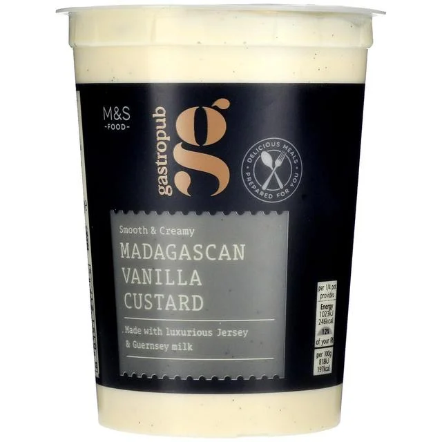 - Automatic temperature adjustment cat bedM&S Smooth & Creamy Madagascan vanilla custard   500ml