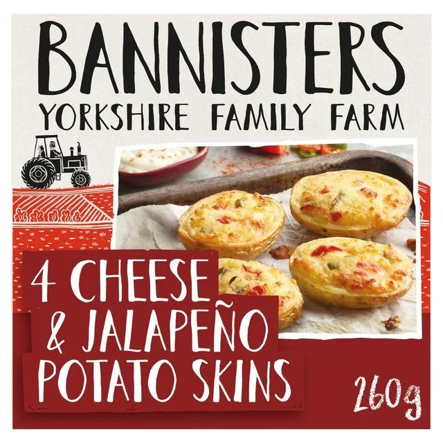  -Non-contact cat thermometerBannisters Farm 4 Cheese & Jalapeno Baked Potato Skins   260g