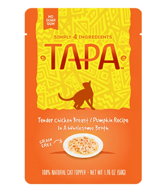    - Natural ingredient cat food  Rawz Tapa Tender Chicken Breast & Pumpkin Wet Cat Food Recipe In Wholesome Broth