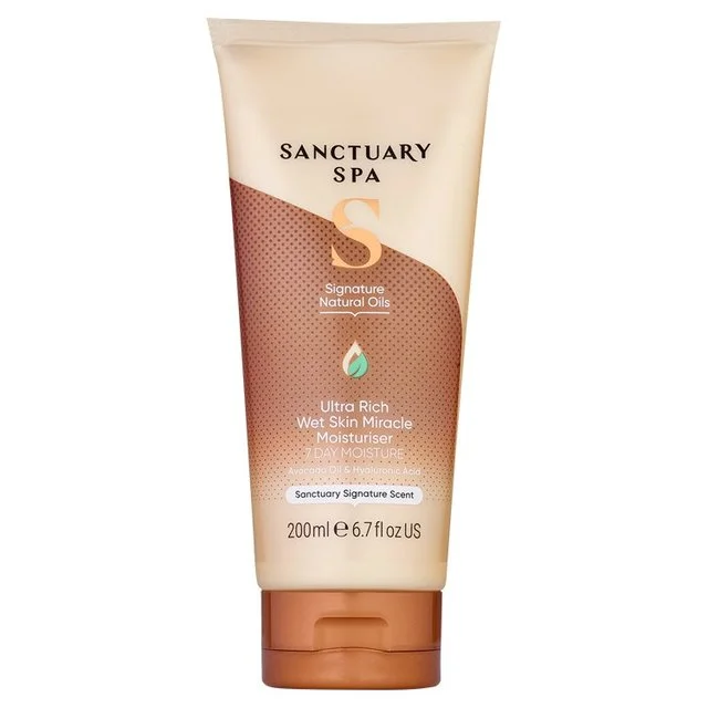 ---Sanctuary Spa Signature Natural Oils Ultra Rich Wet Skin Moisturiser    200ml