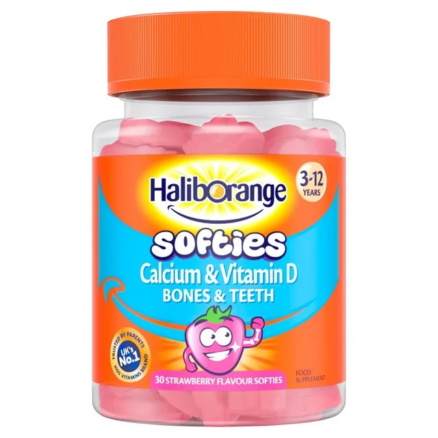 - Dog anti-slip matHaliborange Kid's Softies Calcium & Vitamin D Strawberry Gummies 3-12yrs    30 per pack