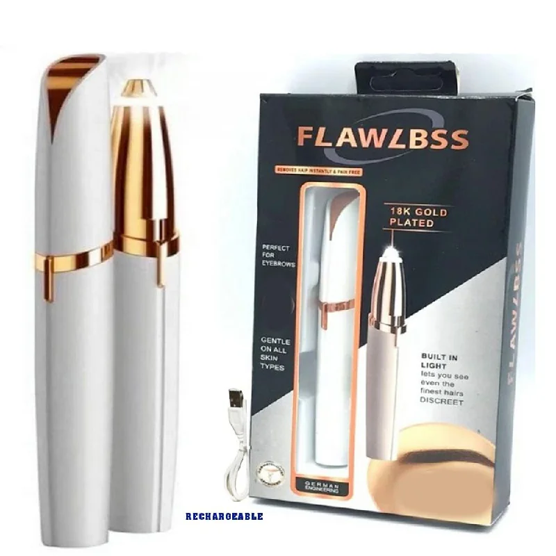 making it smoother and more shiny.**(Net)** Flawlbss Chargeable Eyebrow hair removable / KC-39