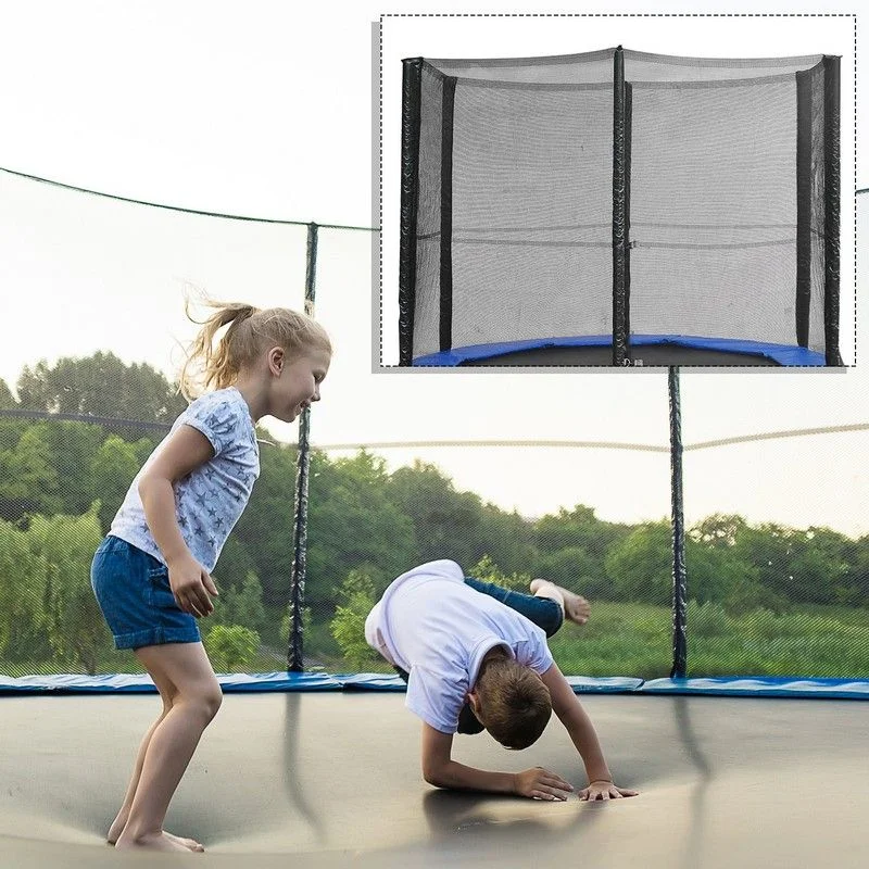 ---Homcom 10Ft Trampoline Net Replacement Enclosure Black