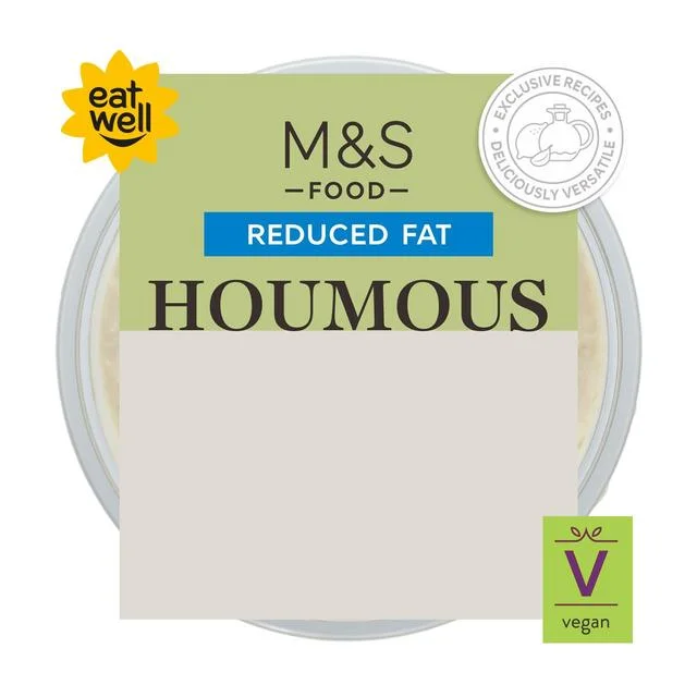 - Air box TSA certified check-inM&S Reduced Fat Houmous with Extra Virgin Olive Oil   230g