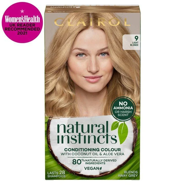 - ​​Christmas pet Christmas clothingClairol Natural Instincts Hair Dye 9 Light Blonde