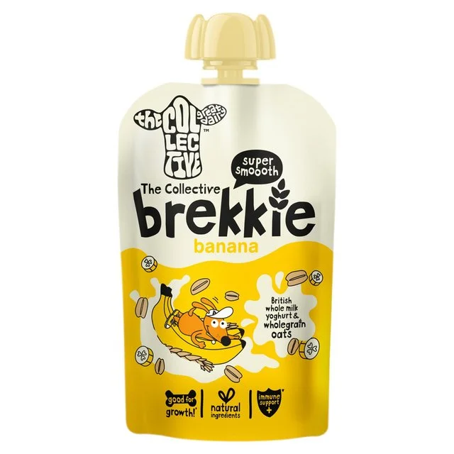 - Air box TSA certified check-inThe Collective Dairy Brekkie Banana & Oat Kids Yoghurt Pouch   110g