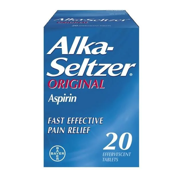 ---Alka Seltzer Original Pain Relief Effervescent Tablets   20 per pack