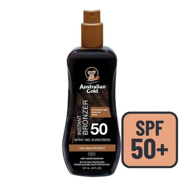 - Pet monitor with cameraAustralian Gold SPF 50 Sunscreen Spray with Instant Bronzer   237ml