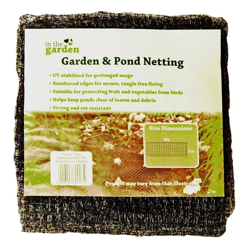 - Remote interactive pet feeder6m x 2m Garden & Pond Netting - Black