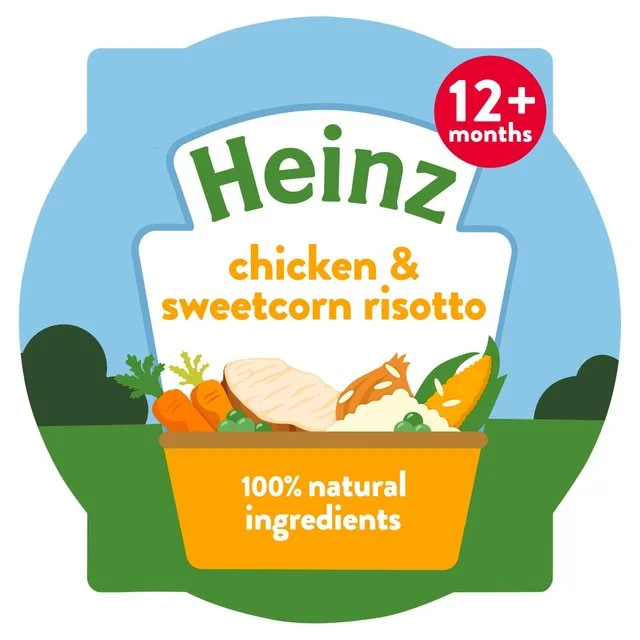 - Parrot climbing and standing wooden frameHeinz Chicken & Sweetcorn Risotto Baby Food Tray 1+ Year   200g