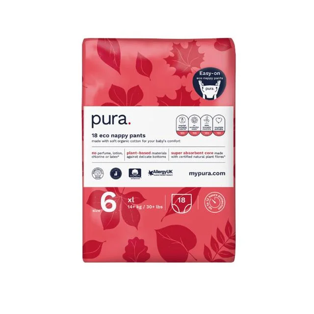 - Pet monitor with cameraPura High Performance Eco Nappy Pants Size 6 (14kg+)   18 per pack