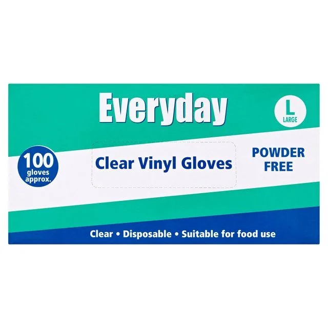  -Anti-scratch sofa protective coverEveryday Vinyl Disposable Gloves Powder Free L   100 per pack