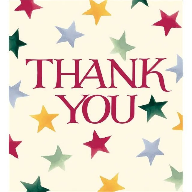 - Winter warm clothes for short-haired dogsEmma Bridgewater Stars Thank You Card Pack   8 per pack