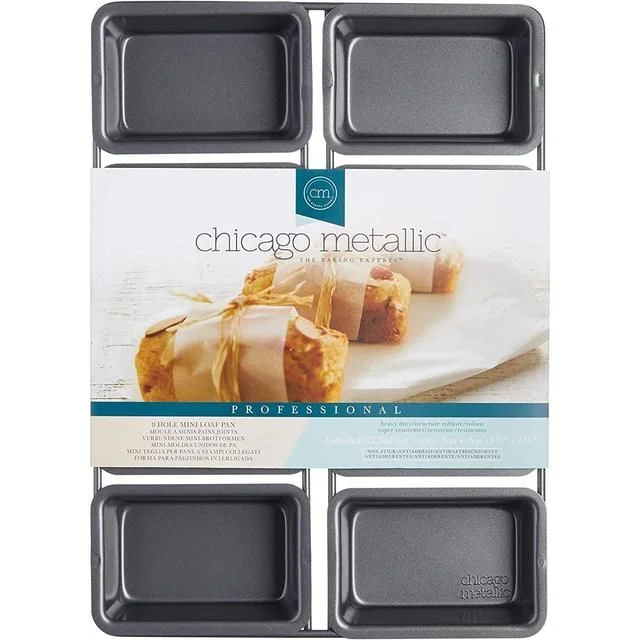 Pet ProductsChicago Metallic Mini 8 Hole Loaf Pan