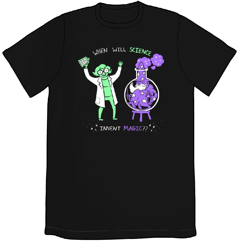 Pet ProductsWhen Will Science Invent Magic Shirt by Jess Fink