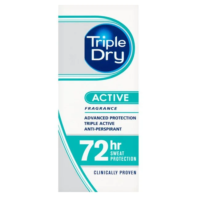 - Pet diabetes prescription foodTriple Dry Active Advanced Protection Ladies Anti-Perspirant Roll On   50ml