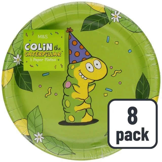 - Winter warm clothes for short-haired dogsM&S Colin the Caterpillar Paper Plates   8 per pack