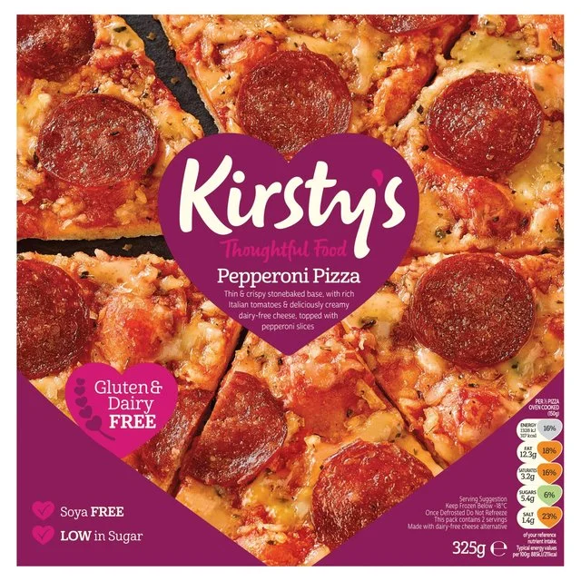 - Pet tear stain cleaning wipesKirsty's Pepperoni Pizza   320g