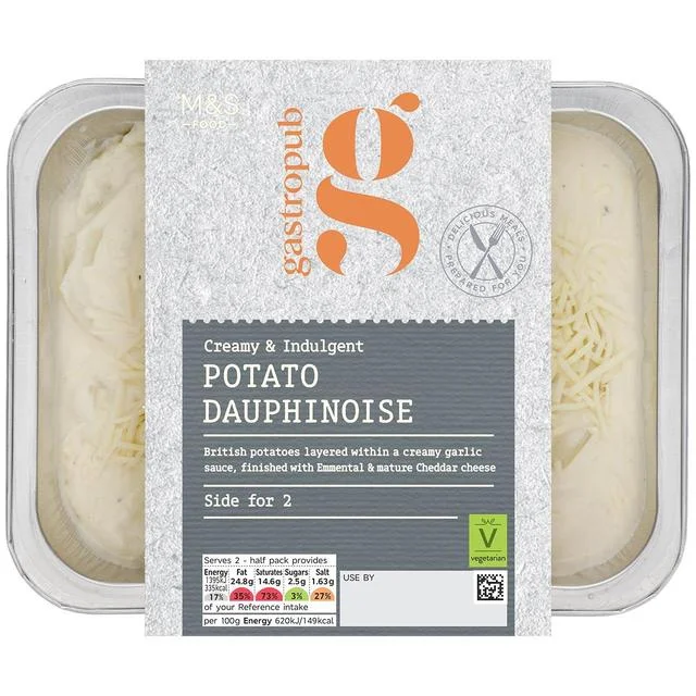 - Air box TSA certified check-inM&S Gastropub Potato Gratin Dauphinoise Side   450g