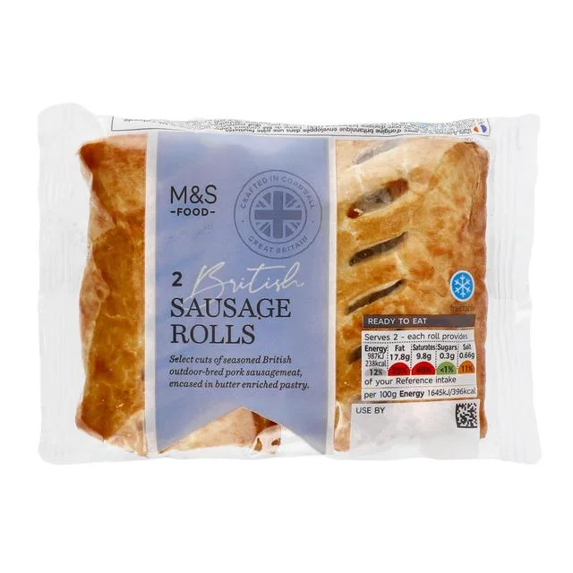 - Organic cotton dog bibsM&S Large Sausage Rolls   2 per pack