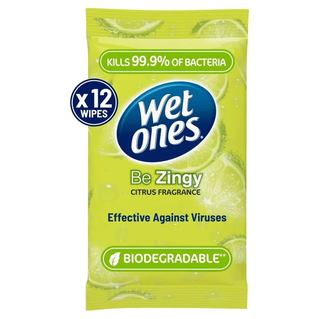 - Winter dog thick down jacketWet Ones Be Zingy Biodegradable Antibacterial wipes