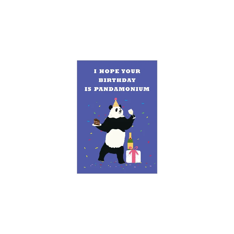 - Winter warm clothes for short-haired dogsIko Iko Mini Card Animal Pun Panda