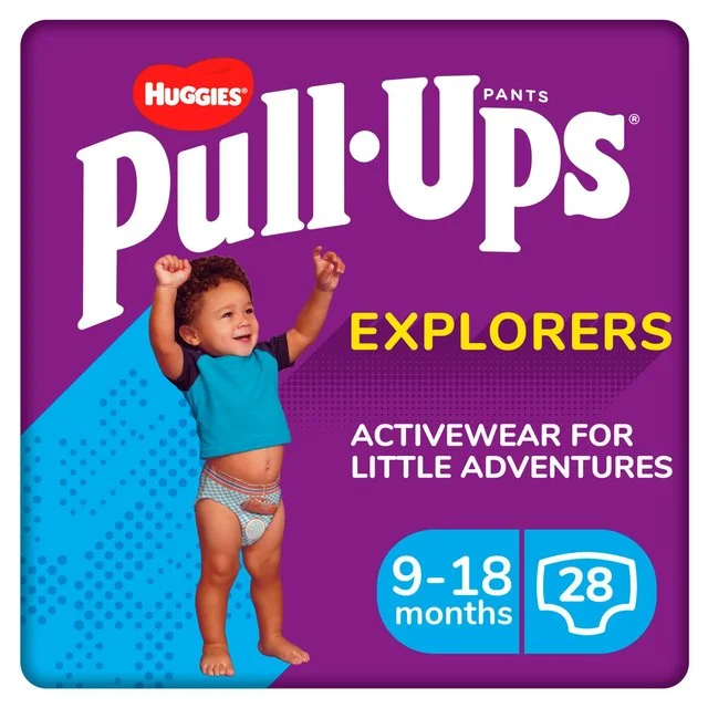 - Postoperative pet anti-licking Elizabethan collarHuggies Pull-Ups Explorers Boys Nappy Pants Size 3-4 (9-18 mths)   28 per pack