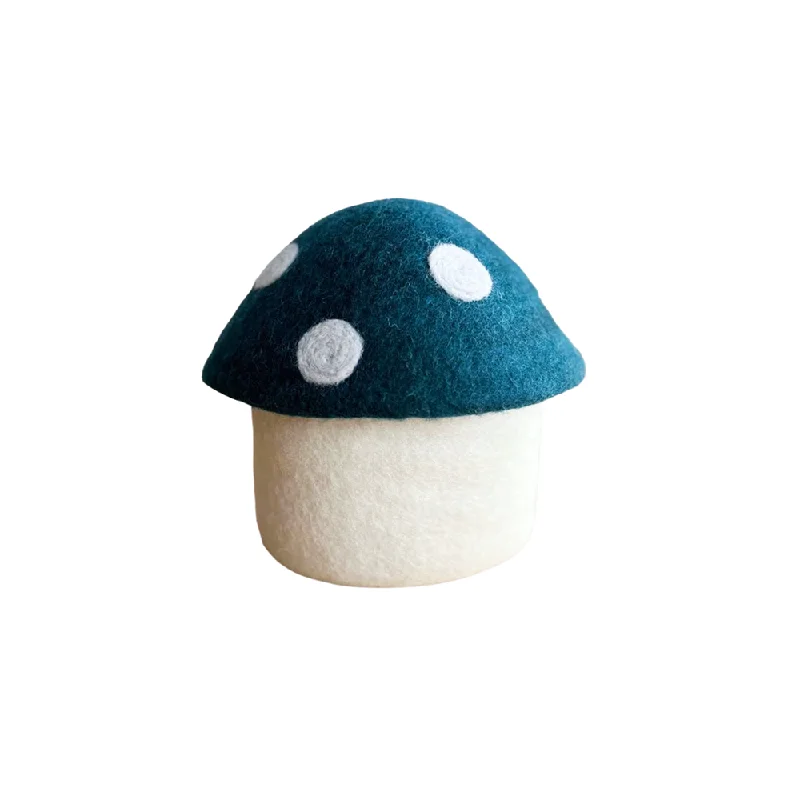 - Summer pet ice matFelt Toadstool Basket with Lid Small Deep Teal