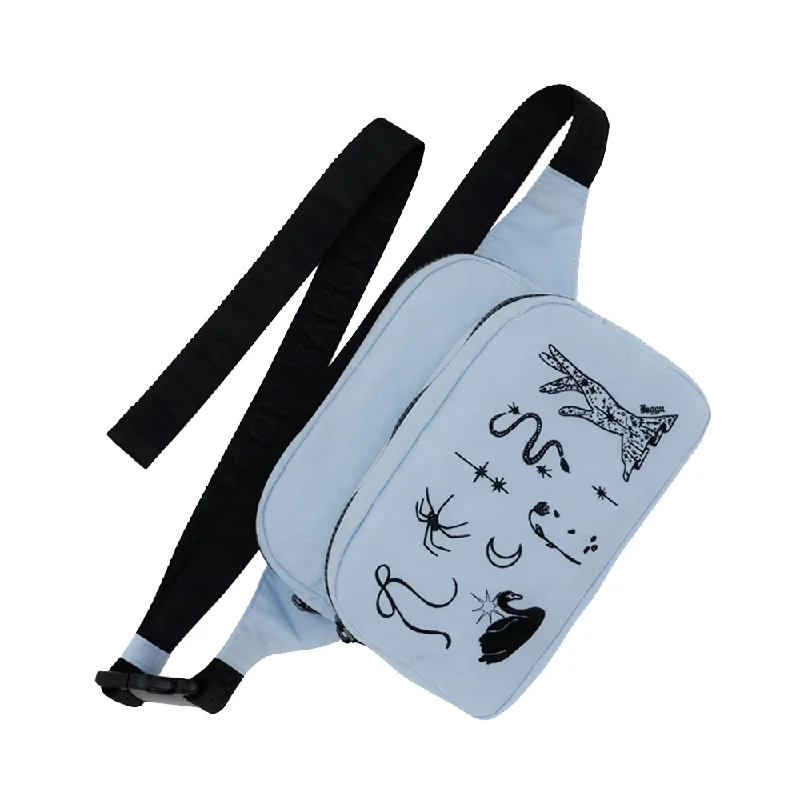  -Splash-proof food bowl AND Anti-choking slow food bowlBaggu Fanny Pack Embroidered Ballet Icons